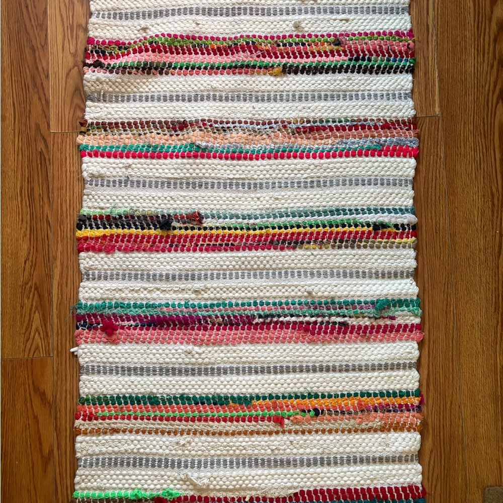Bohemian Rag Rug - Picture 1 of 11